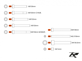TRON 5.5 sada šroubů 3